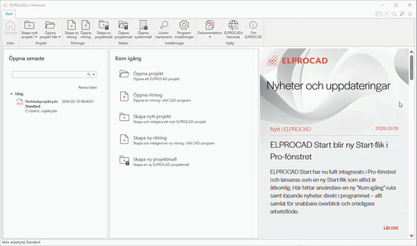 ELPROCAD ic 2026 Startruta